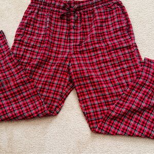 Fruit of the Loom Red and Black Sweatpants